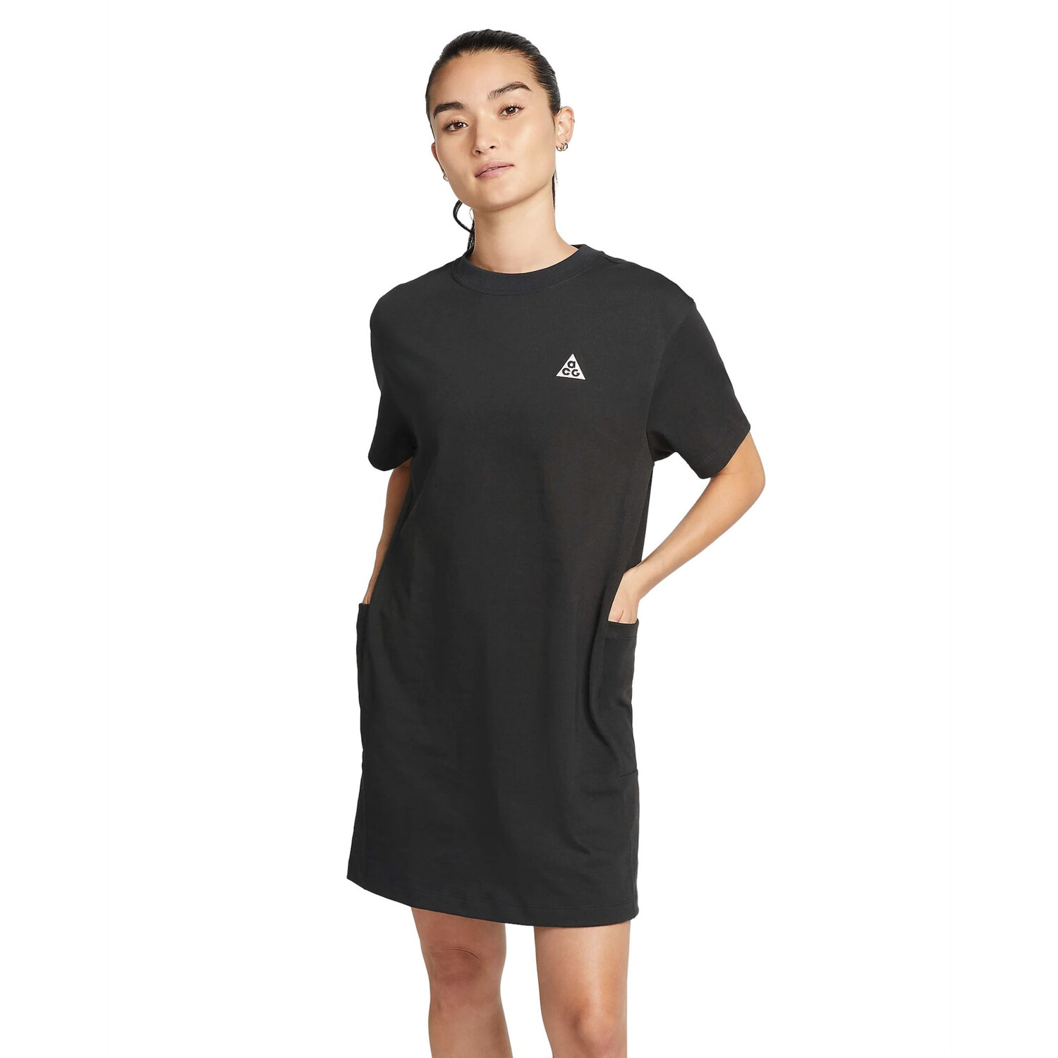 

Платье Nike Lupine, черный/белый