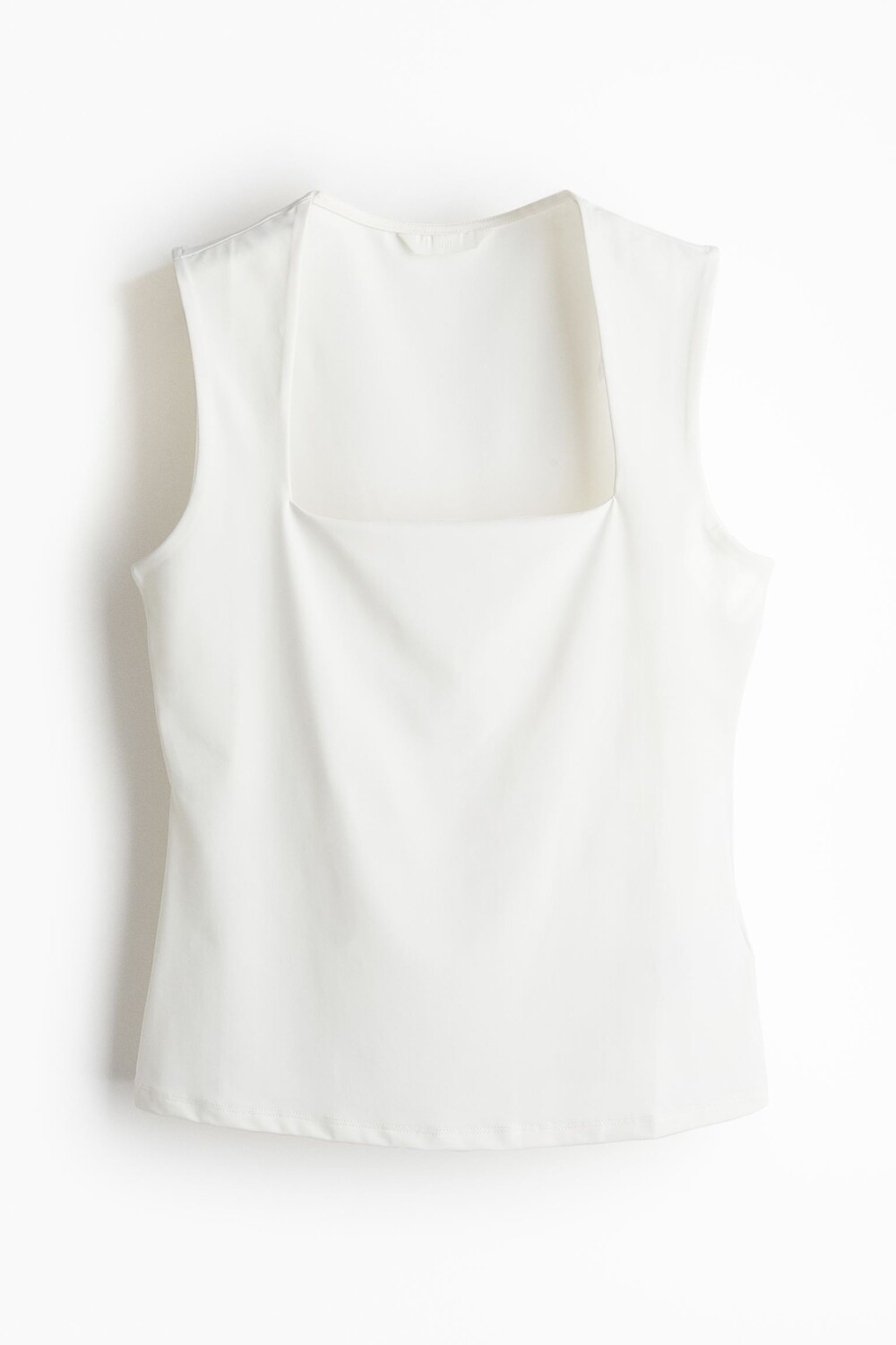 

Топ H&M Square-neck Jersey, белый