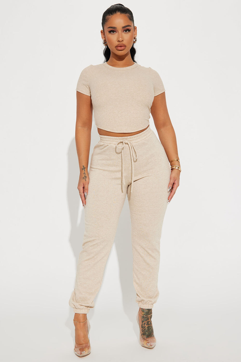 

Джоггеры Fashion Nova HKTP22211, бежевый