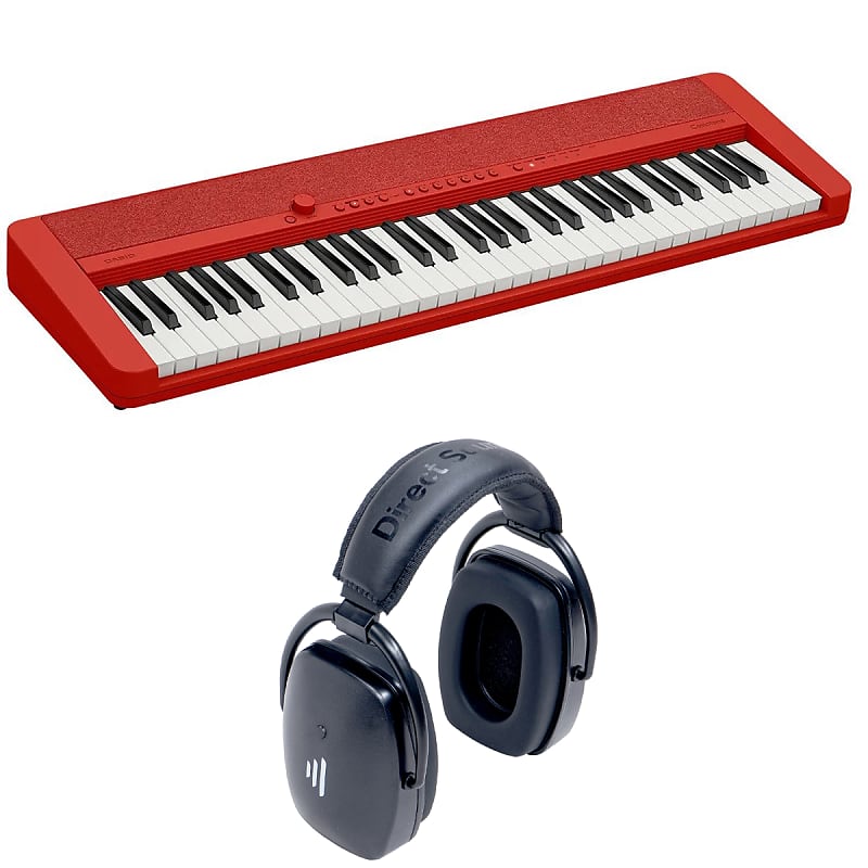 цена Casio CT-S1 61-клавишная портативная клавиатура с Bluetooth-наушниками Direct Sound CASIO-CT-S1RD