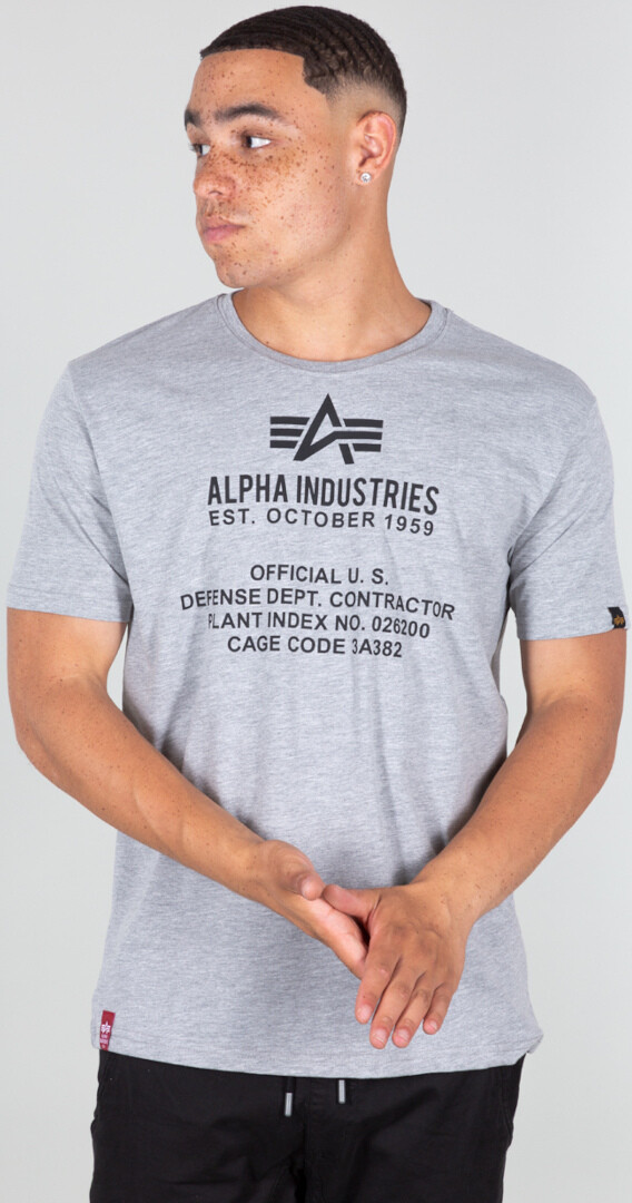 

Футболка Alpha Industries Fundamental, серая