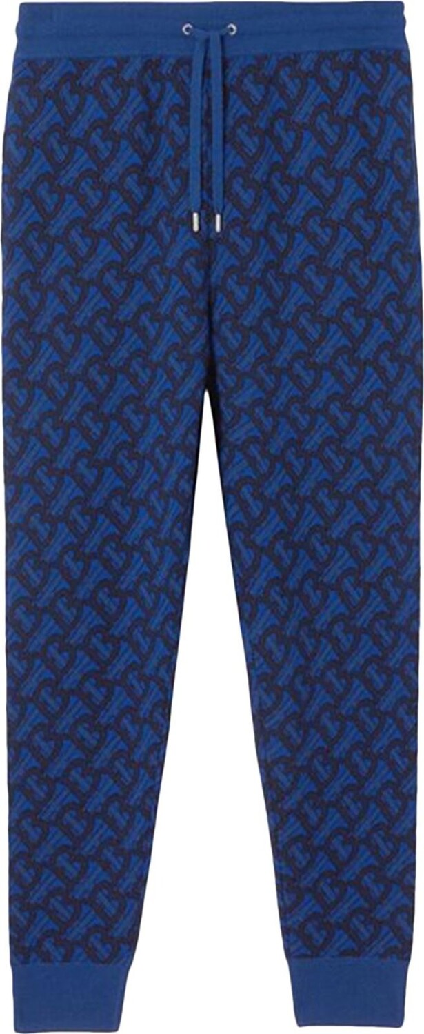 

Спортивные брюки Burberry Monogram Jacquard Sweatpants 'Royal Blue', синий