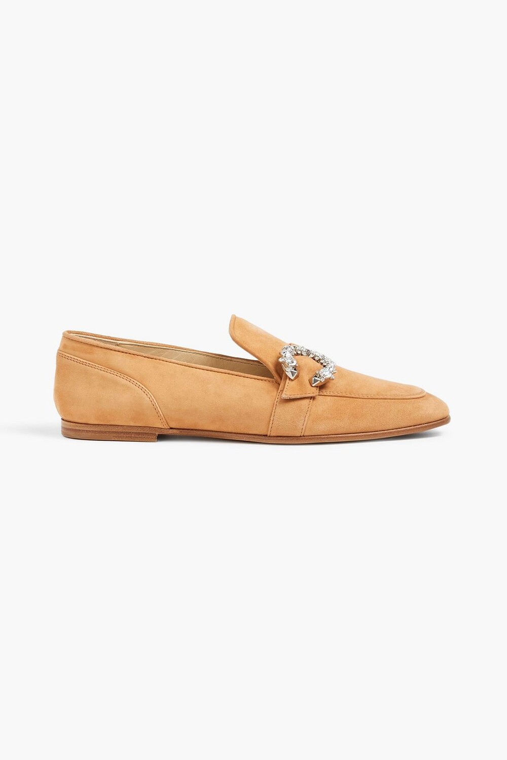 

Замшевые лоферы Mani с декором JIMMY CHOO, песочный, Бежевый