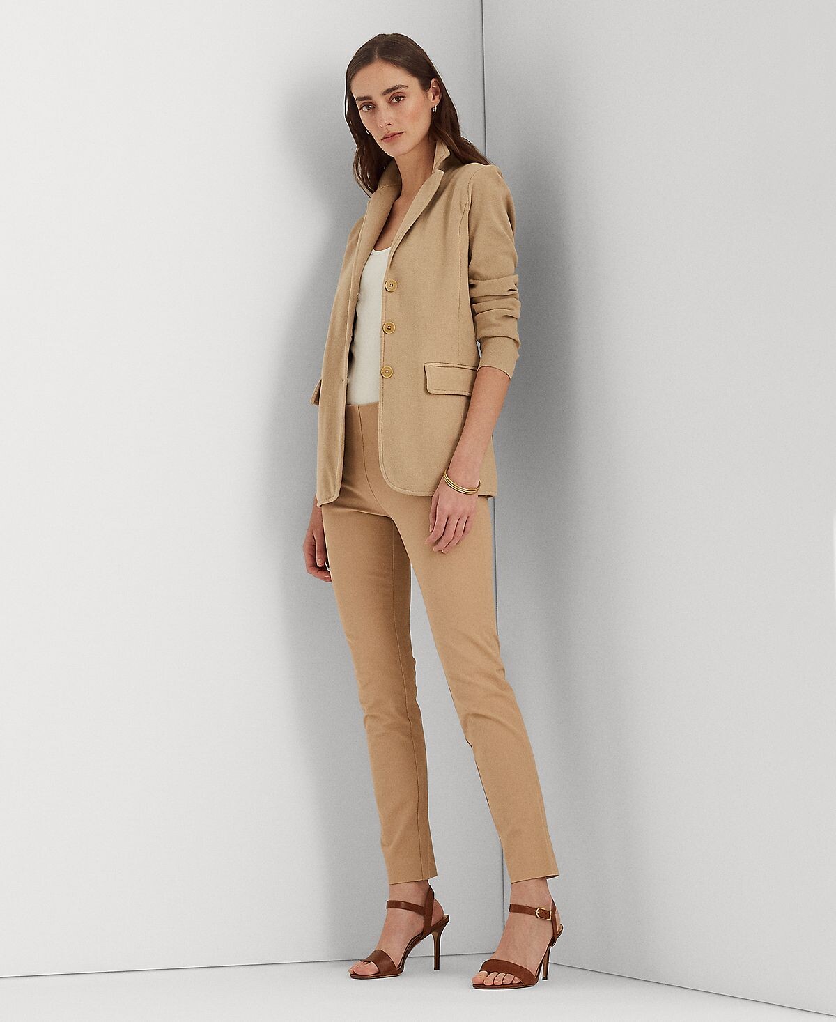 

Укороченные узкие брюки Lauren Ralph Lauren, мульти