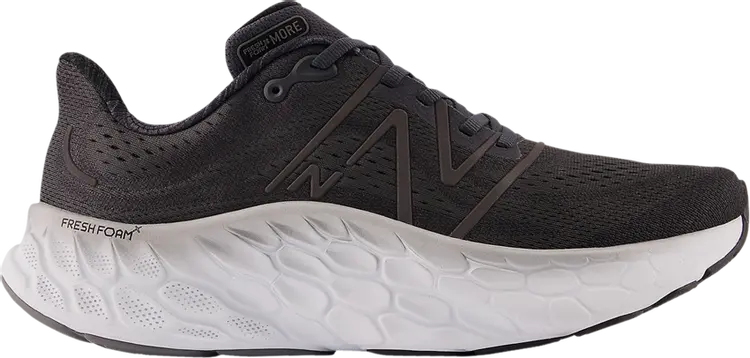 

Кроссовки New Balance Fresh Foam X More v4 2E Wide 'Black Phantom', черный