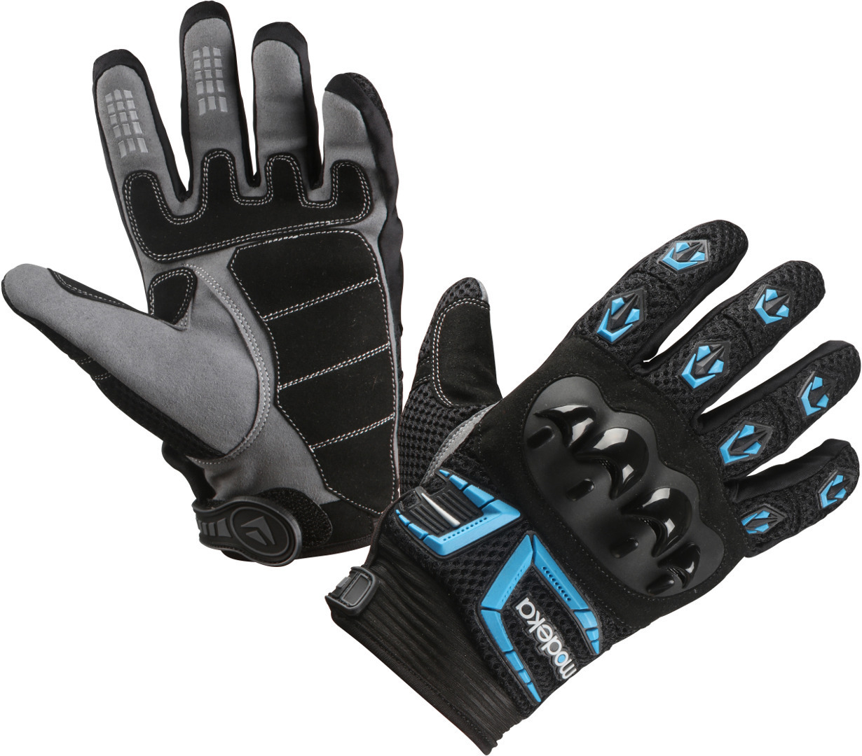 Перчатки Modeka MX Top, черный/синий перчатки liveup синий черный