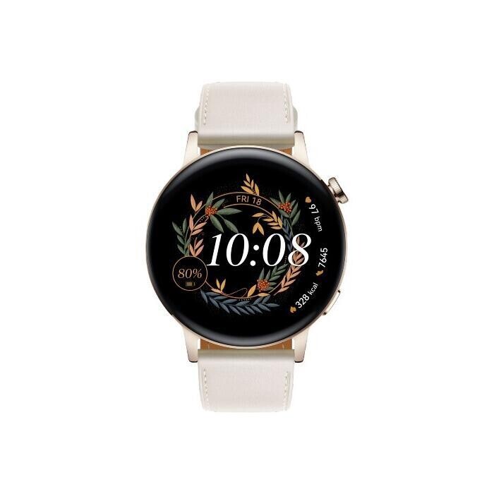 

Смарт-часы Huawei Watch GT3 золото кожа 42 мм, серебро