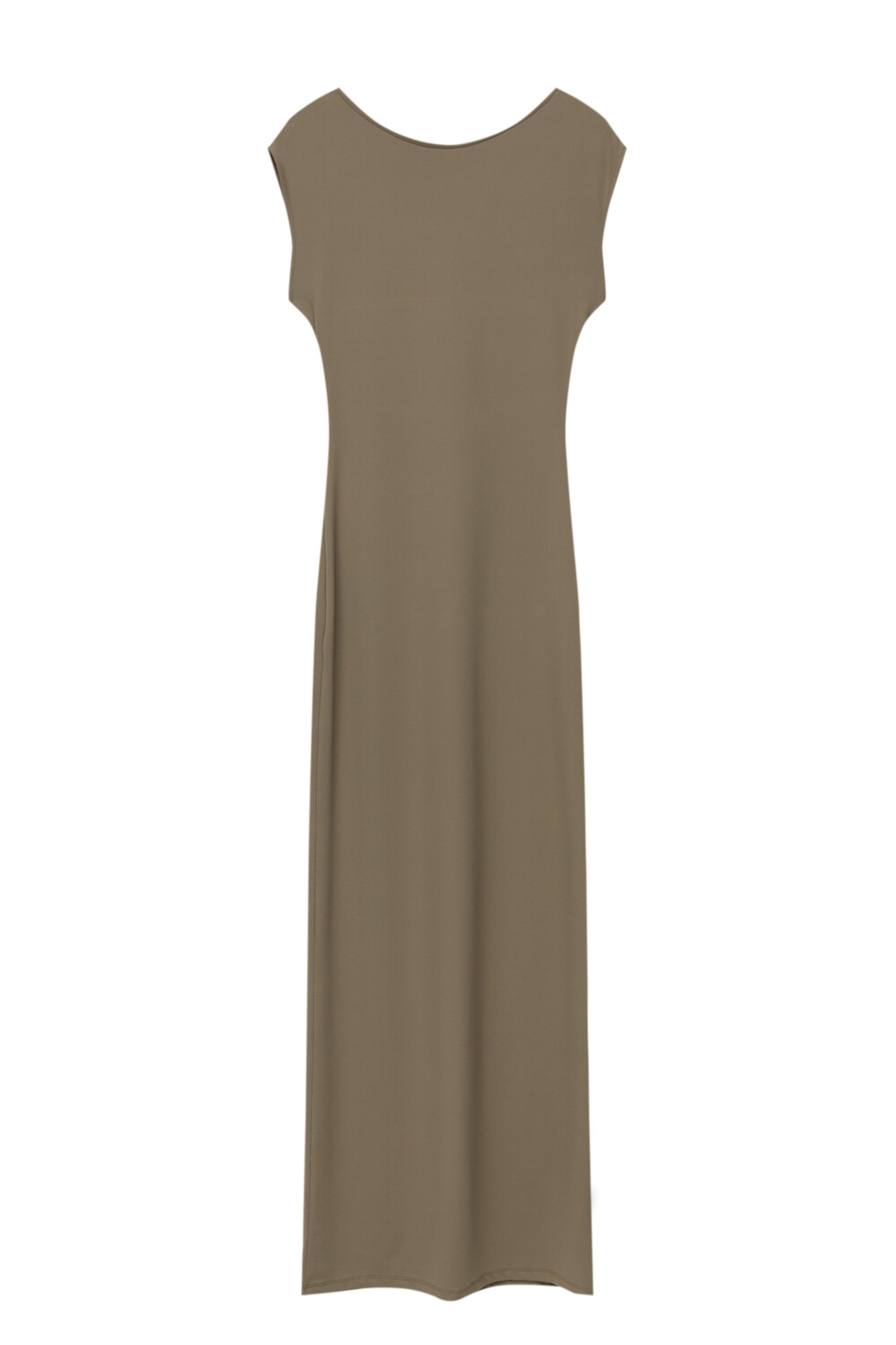 

Платье Pull&Bear Long With Open Back, коричневый