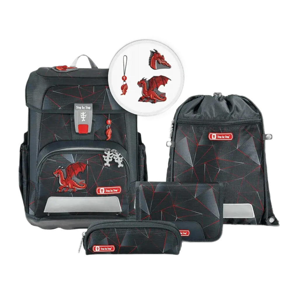 

Ранец школьный Dragon drako с наполнением, Step By Step