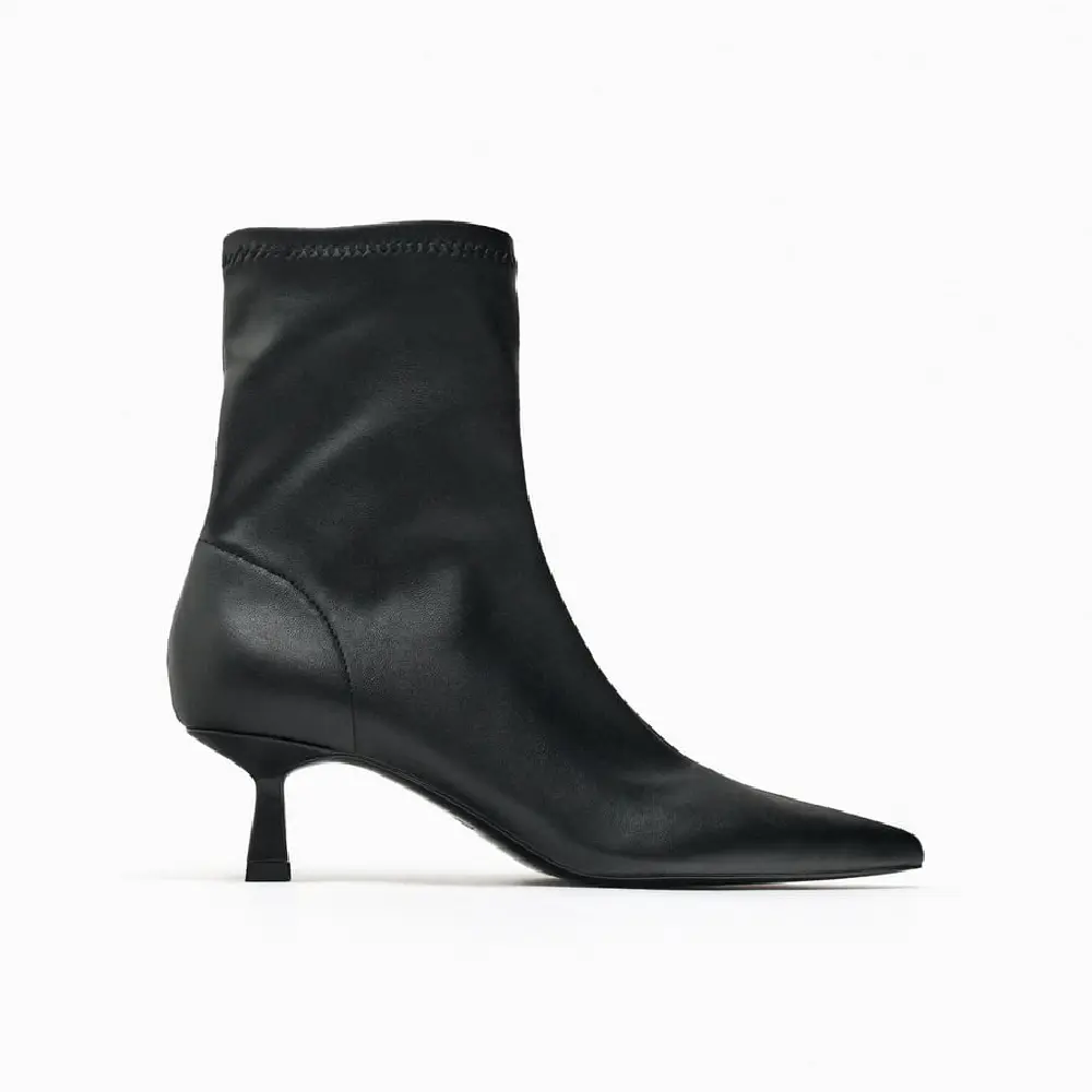 

Ботильоны ZARA, черный
