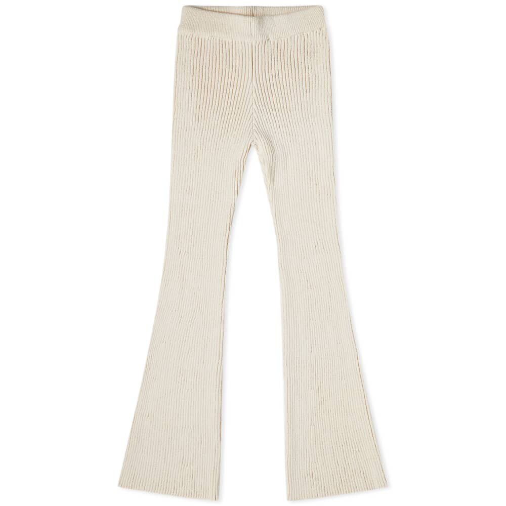 

Брюки AMI Ribbed Flared Trouser