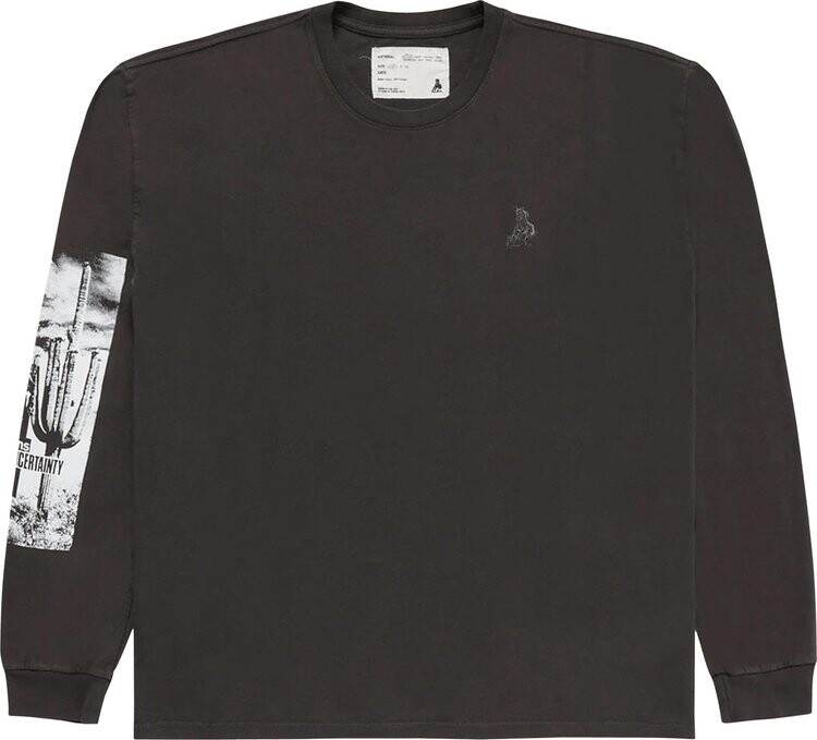 

Лонгслив One Of These Days Horizons Of Uncertainty Long-Sleeve 'Black', черный