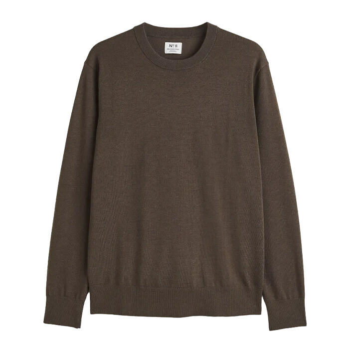 

Джемпер H&M Essentials No 8: The Crewneck, коричневый