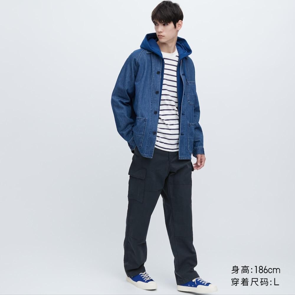

Брюки повседневные унисекс Uniqlo, синий