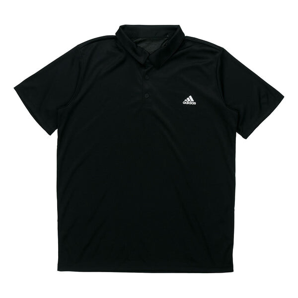 

Футболка Adidas Fab Logo Applique Sports Breathable Short-sleeve Polo Shirt Men Black, Черный