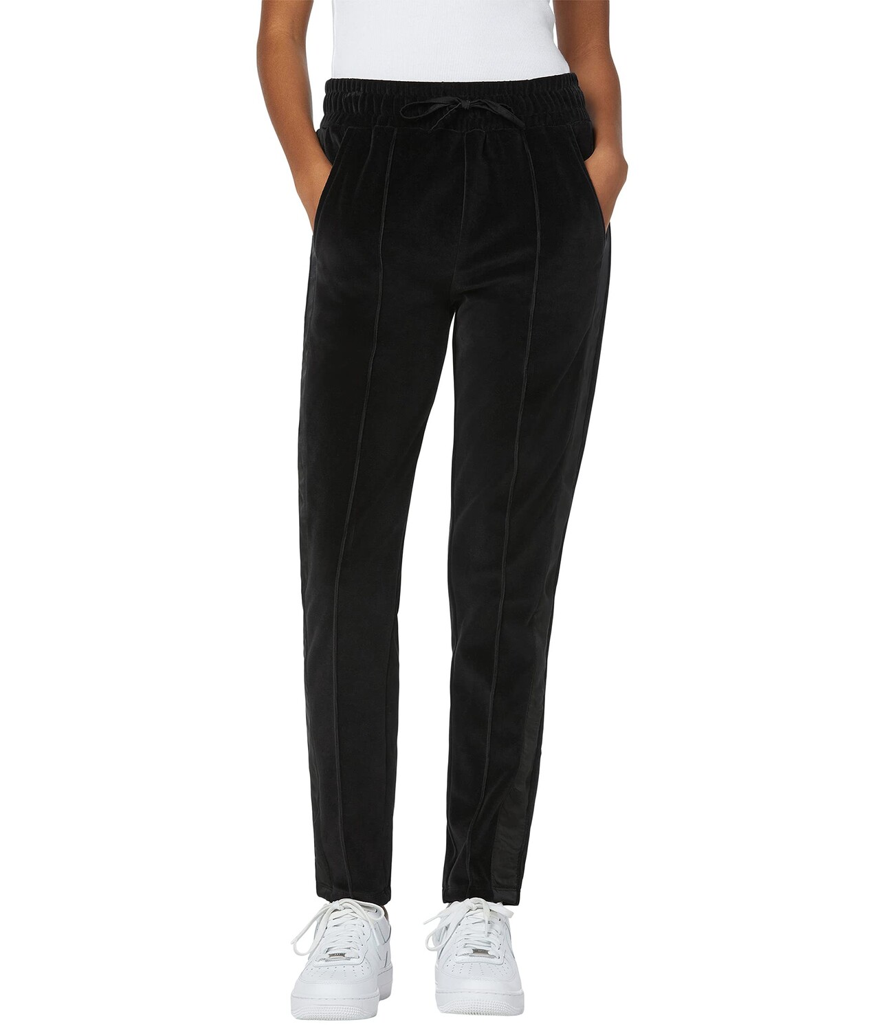 

Брюки Joe's Jeans, Lissa Velour Tuxedo Pants, Черный, Брюки Joe's Jeans, Lissa Velour Tuxedo Pants