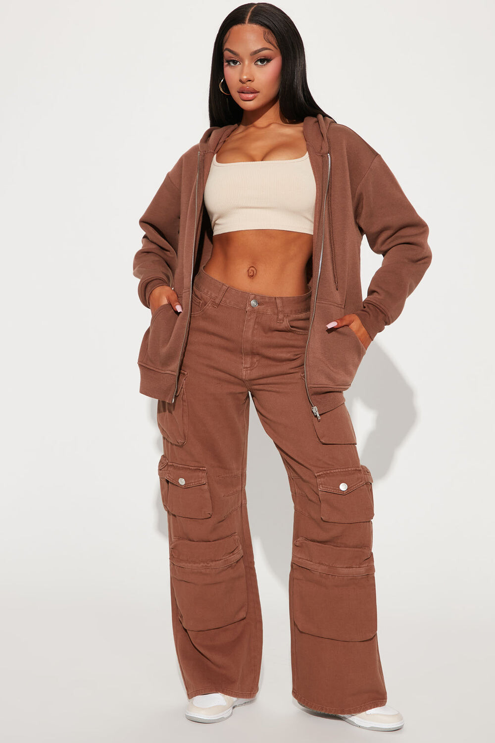 

Джинсы Fashion Nova 22NRDTPT105, коричневый
