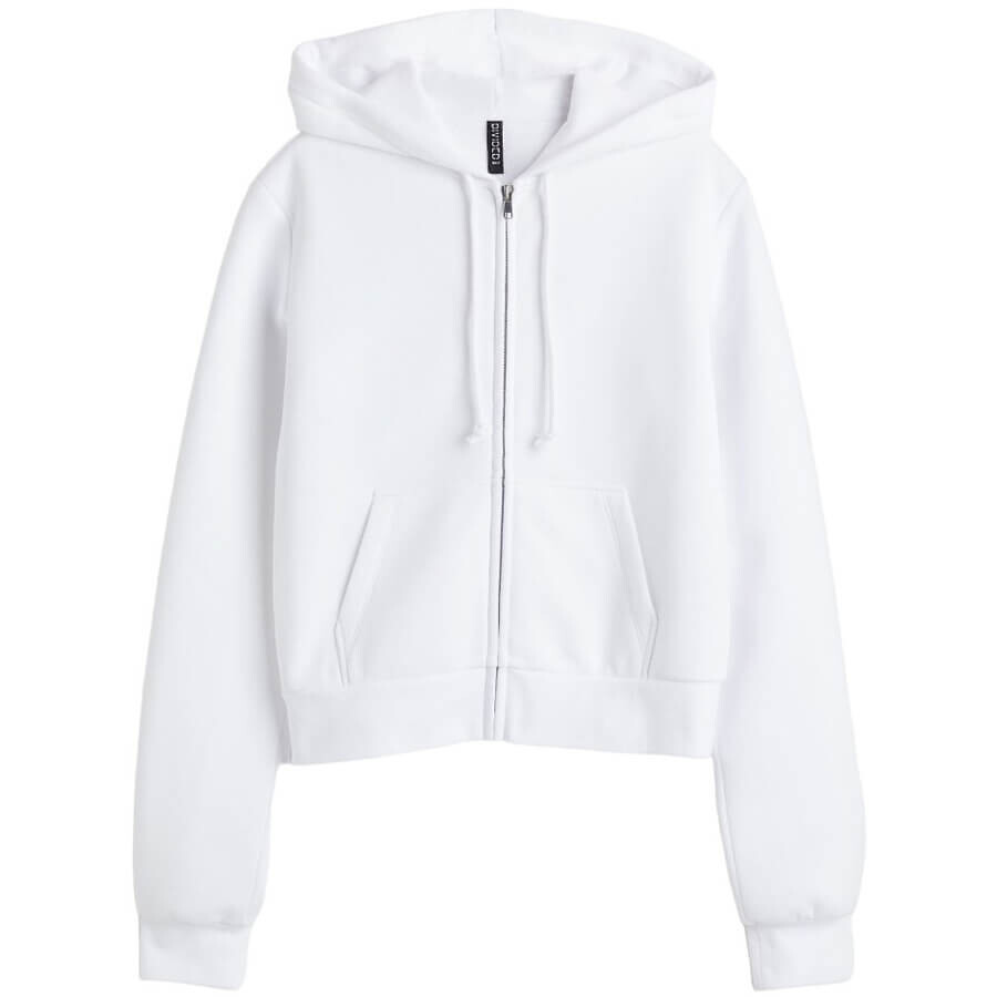 

Толстовка H&M Short Hooded, белый