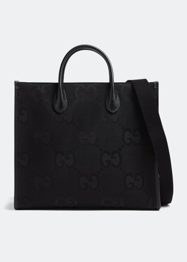

Сумка-тоут GUCCI Jumbo GG tote bag, черный