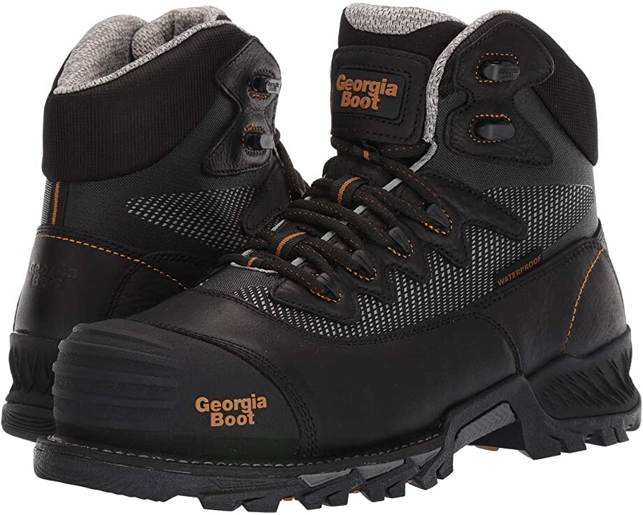 

Ботинки Rumbler 6" Composite Toe Waterproof Hiker Georgia Boot, черный