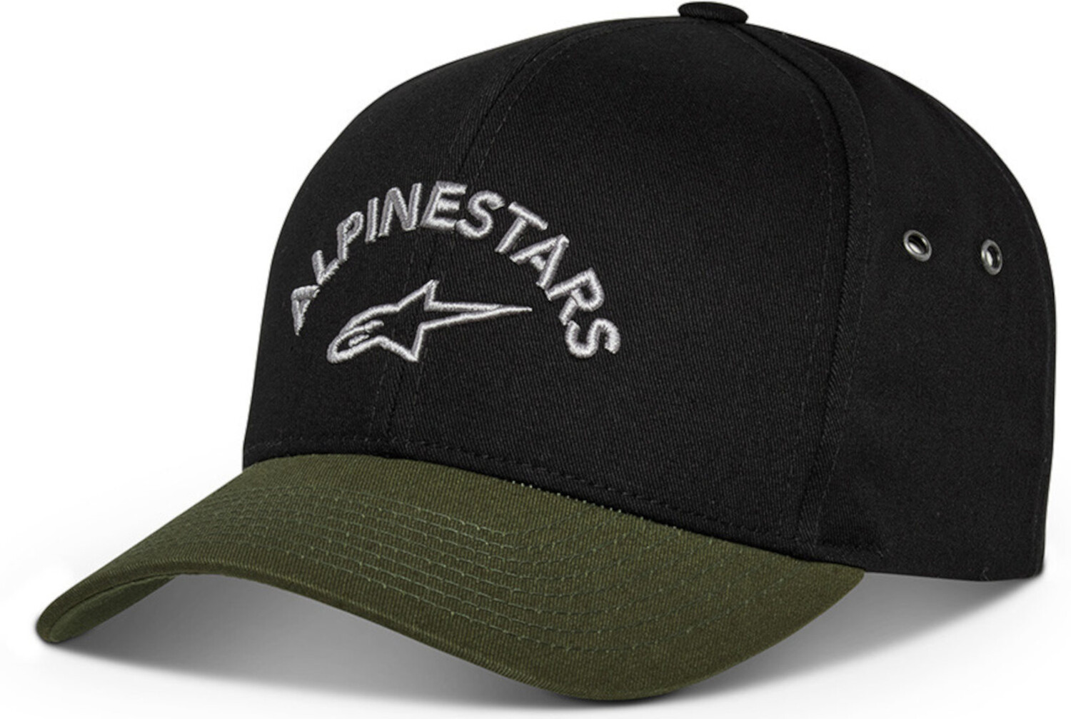 

Кепка Alpinestars Arced, черно-зеленая
