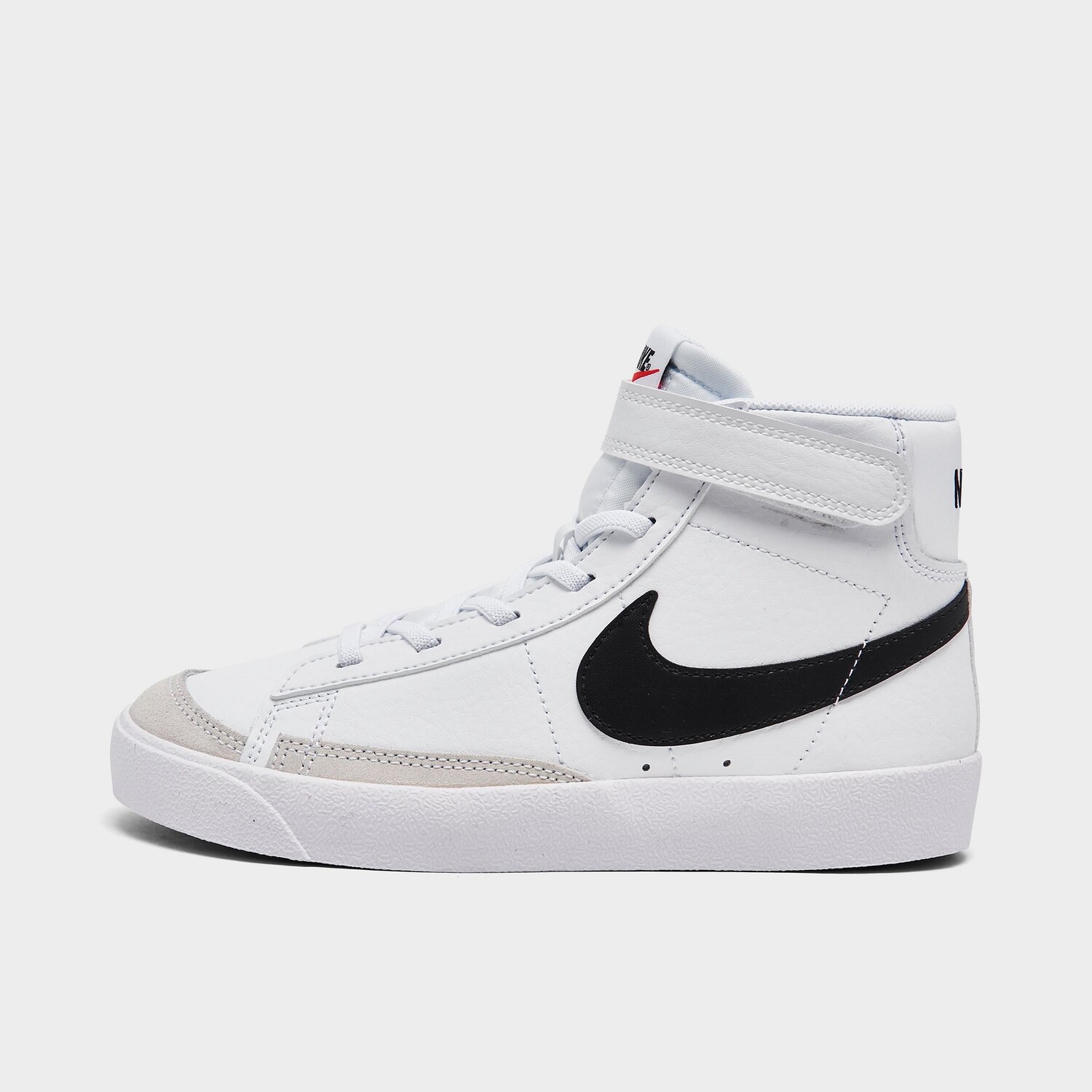 

Детские кроссовки на липучке Nike Blazer Mid 77, бело-черный