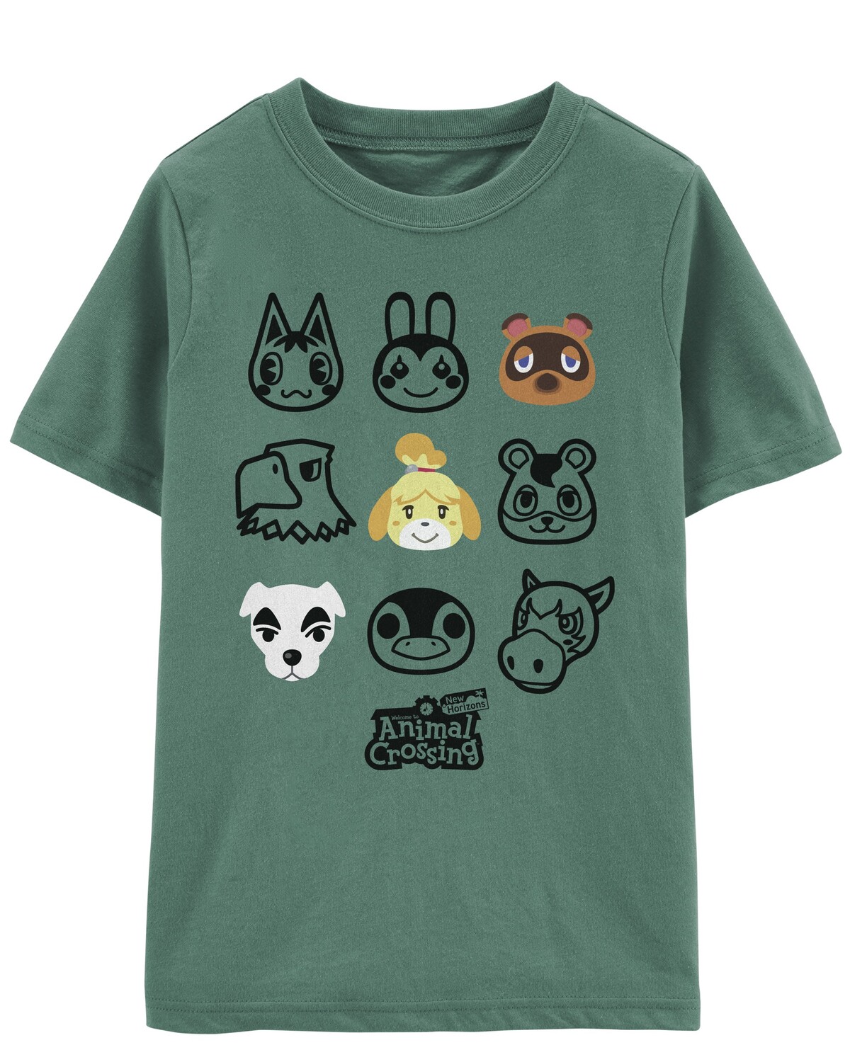 

Футболка Kid Animal Crossing Carter's, зеленый