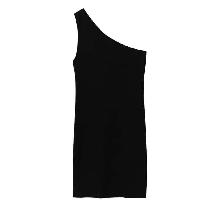 

Платье Pull&Bear Short Asymmetric, черный