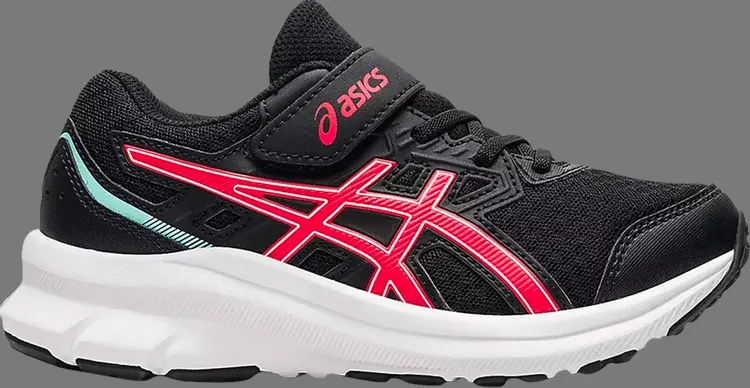 

Кроссовки jolt 3 ps 'black electric red' Asics, черный