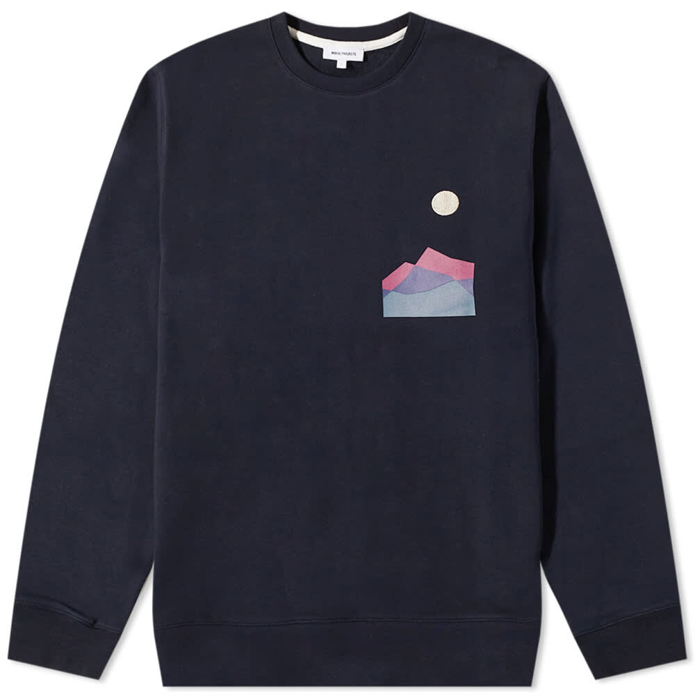 

Толстовка Norse Projects x Ryan Carl Crew Sweat, Черный