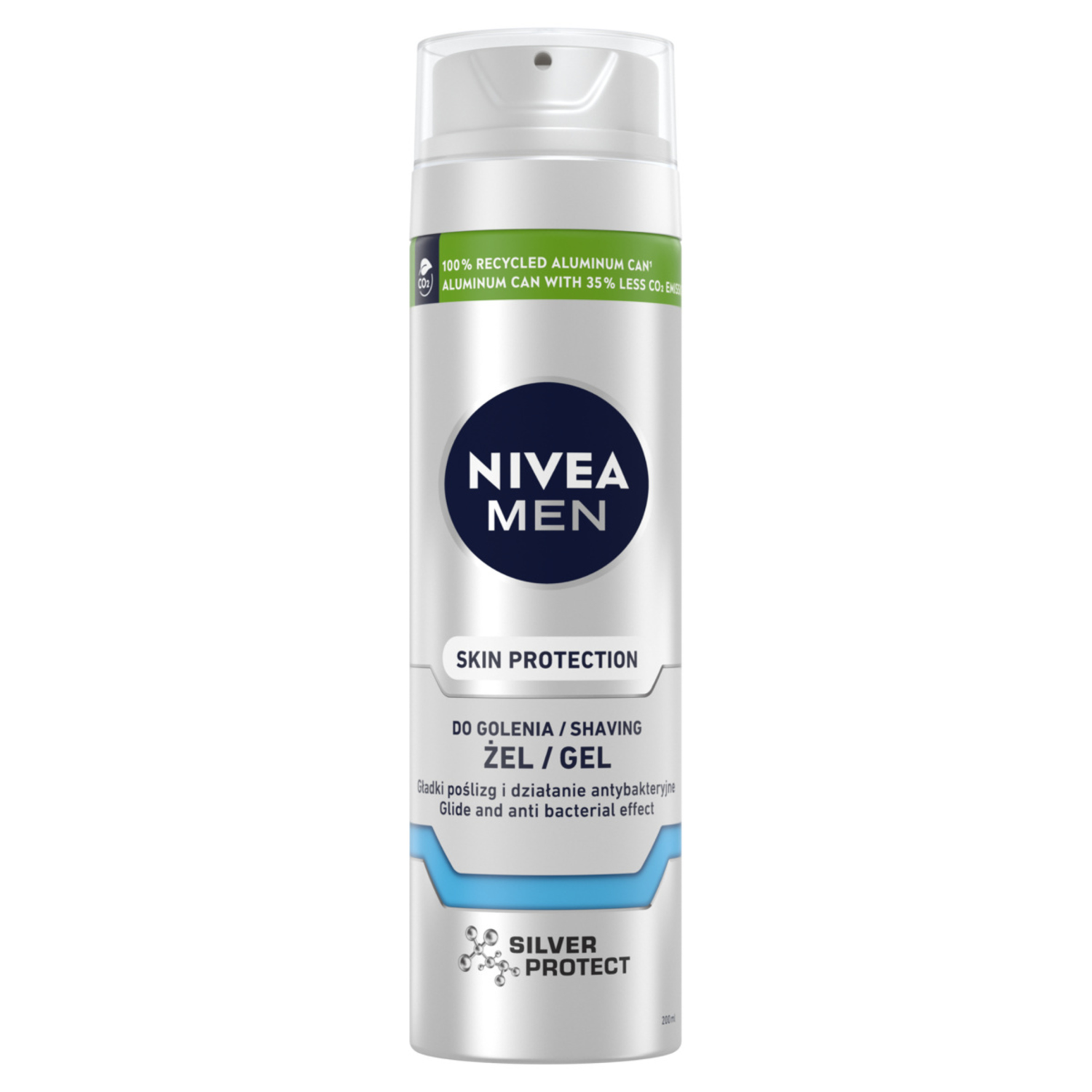 Nivea Men Skin Protection защитный гель для бритья, 200 мл - фото