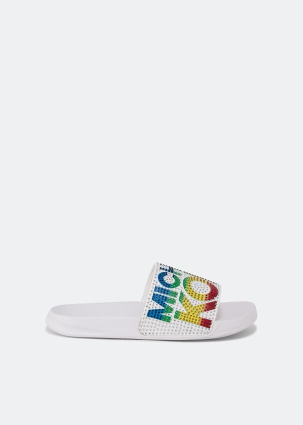 

Шлепанцы Michael Kors Jett Jae slides, белый