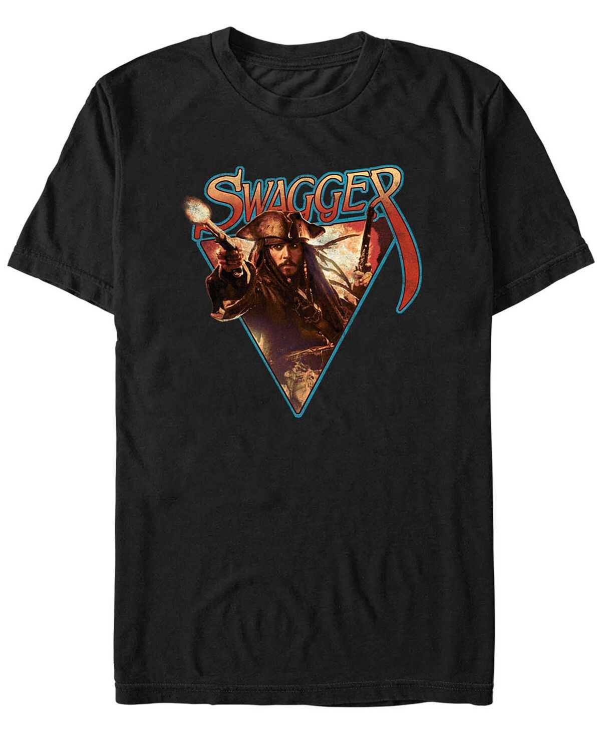 

Мужская футболка с коротким рукавом «пираты карибского моря» swagger Fifth Sun, черный