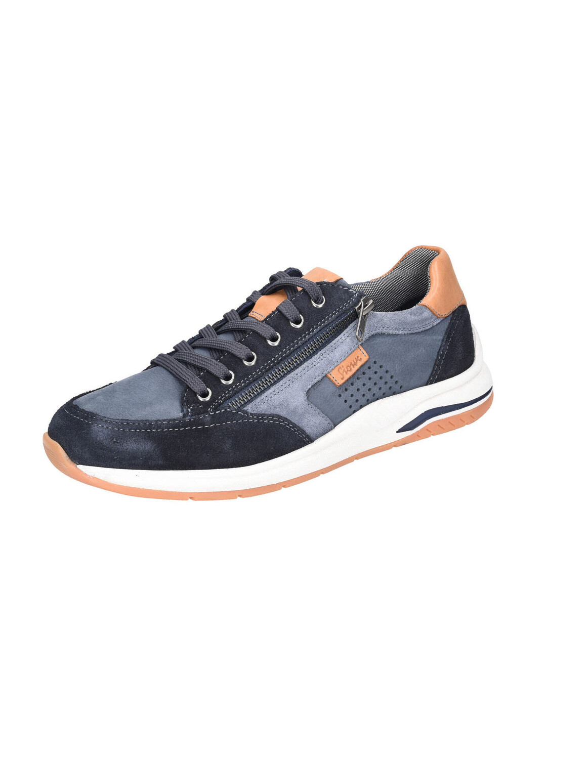 

Низкие кроссовки Sioux, цвет deepblue/indaco/sky