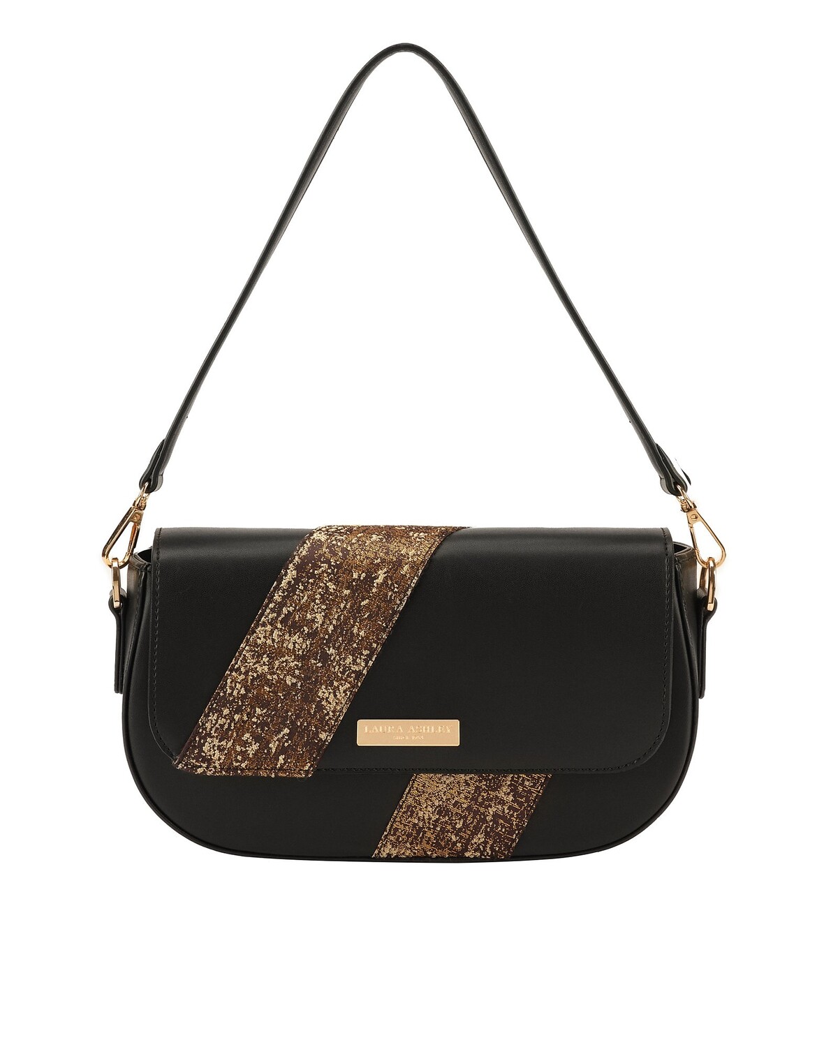 

Маленькая сумка через плечо Axela Laura Ashley, цвет Black / Gold