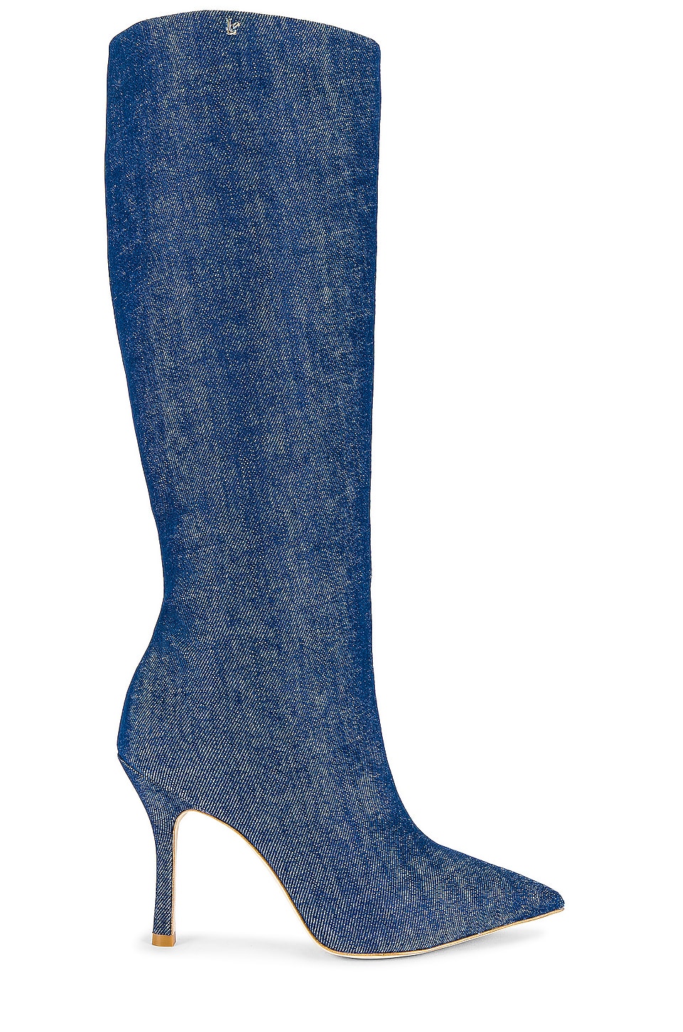 Ботинки Larroude Kate, цвет Denim Blue мюли larroude jackie цвет denim stoned blue