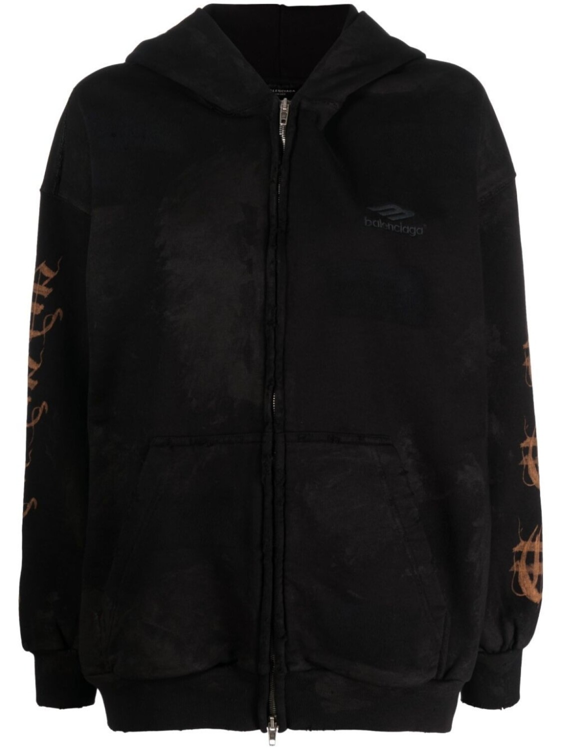 

Balenciaga худи Heavy Metal на молнии, черный