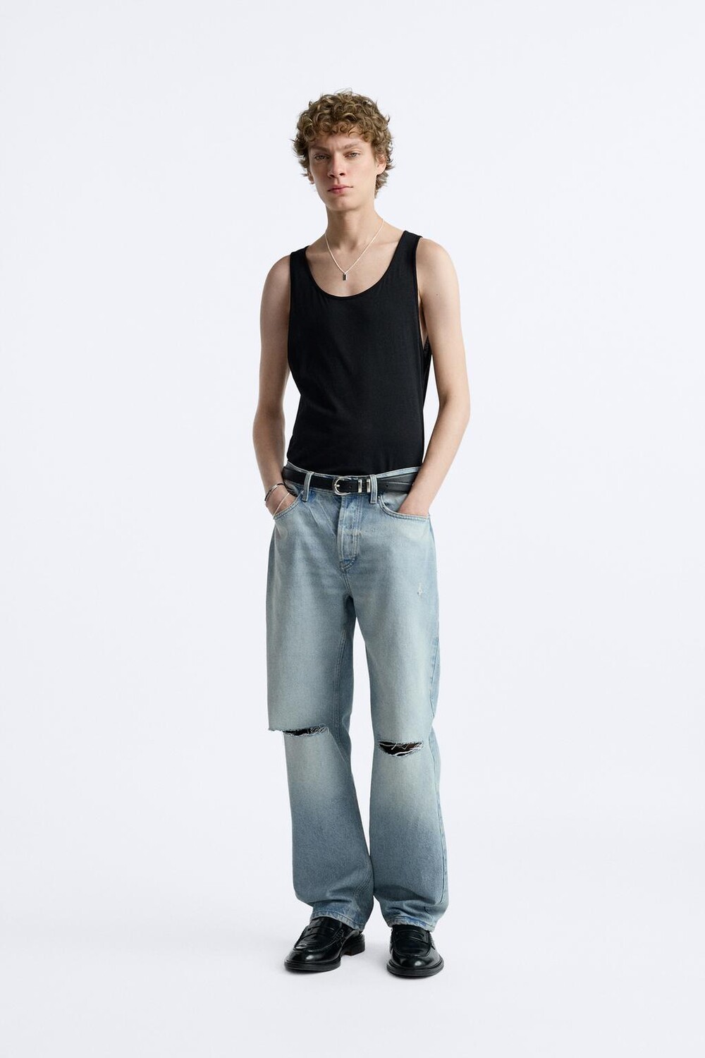 

Майка топ ZARA, черный