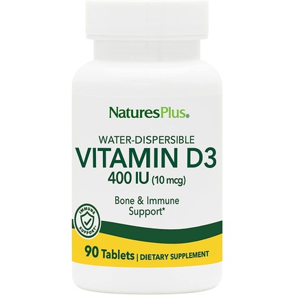 Naturesplus Витамин D3 холекальциферол 400 МЕ вегетарианские таблетки 90 порций, Nature'S Plus