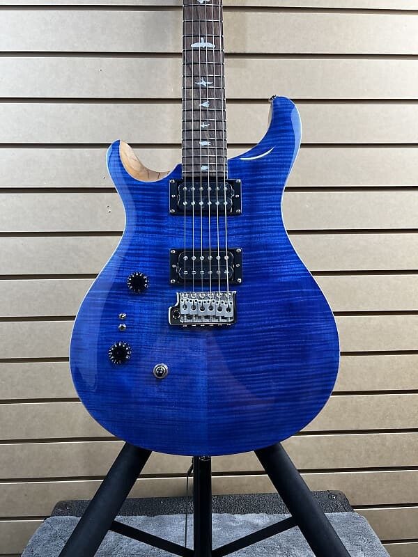 

Электрогитара PRS SE Custom 24-08 Left Handed - Faded Blue w/Gig Bag & PLEK*D #590