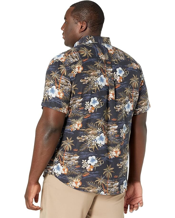 

Рубашка Johnny Bigg Big & Tall Maddison Hawaiian Shirt, черный