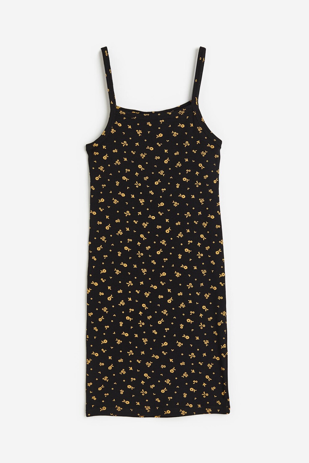 

Платье H&M Kids Printed Ribbed, черный