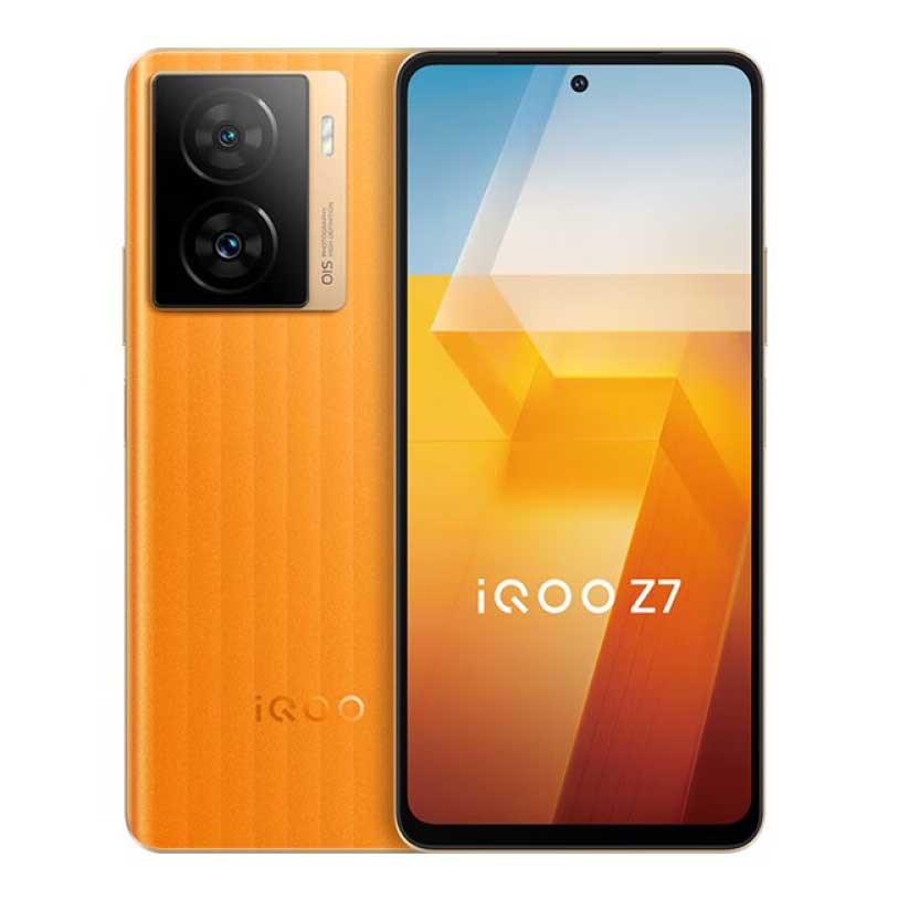 Смартфон Vivo iQOO Z7, 12Гб/256Гб, 2 Nano-SIM, оранжевый силиконовый чехол на vivo iqoo z5 бигли спят для виво икуоо з5