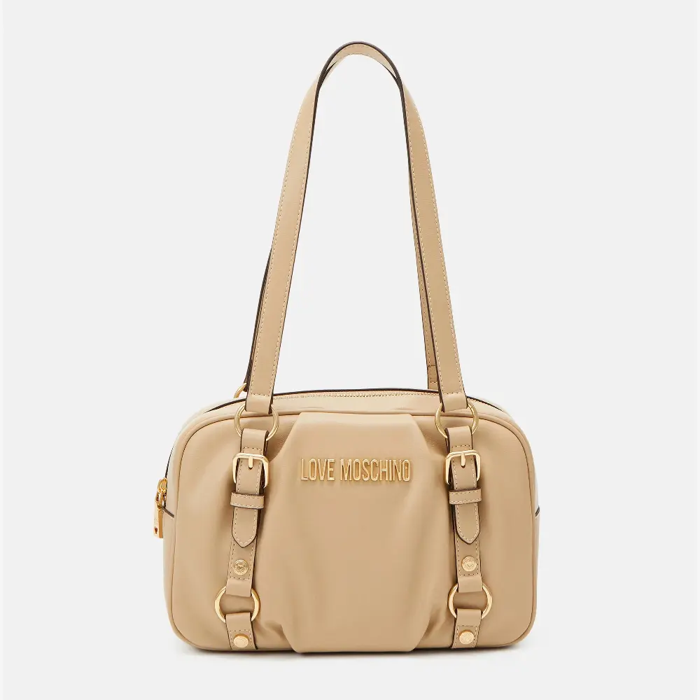 

Сумка Love Moschino Belted, кремовый