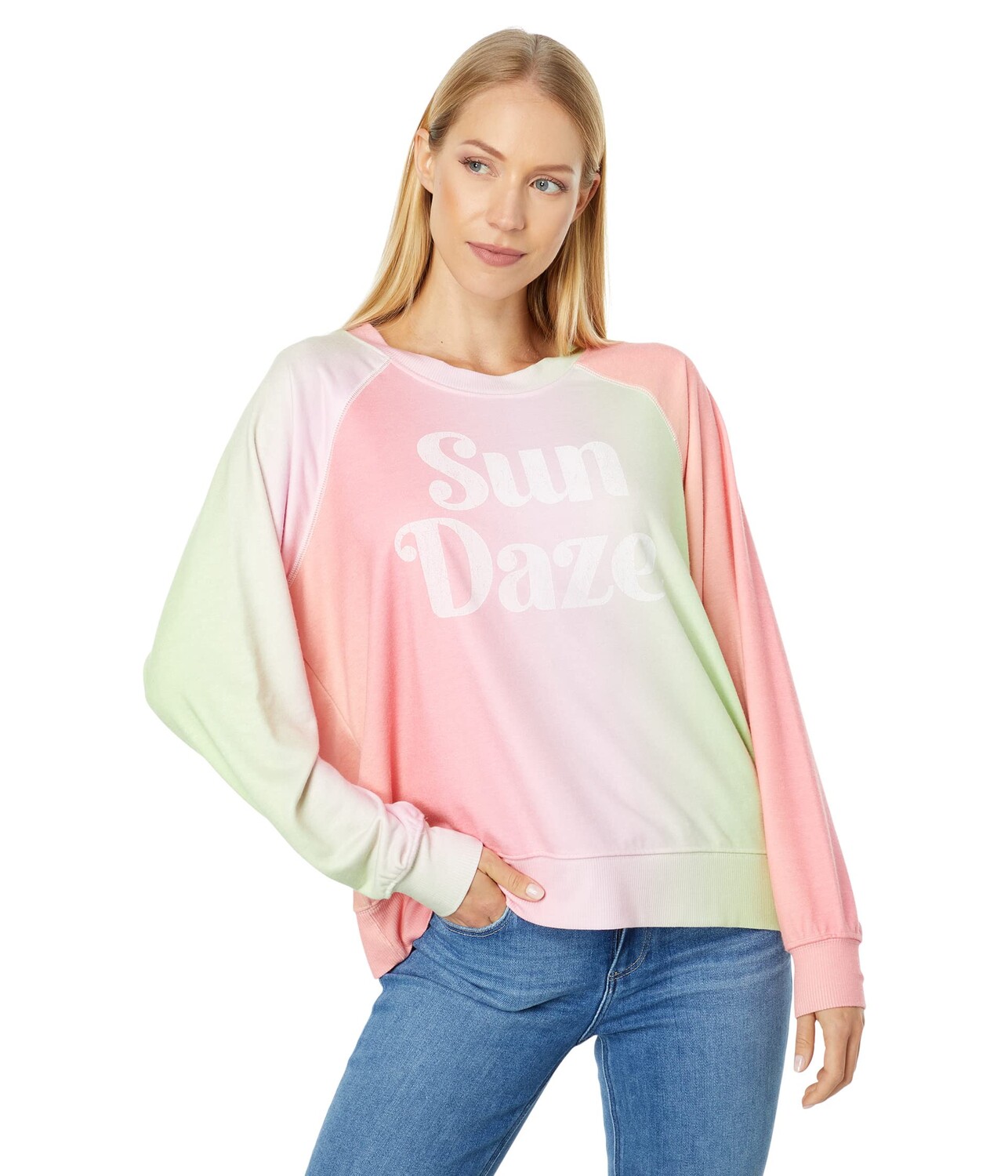 

Толстовка Wildfox, Sun Daze Sommers Sweatshirt, Белый