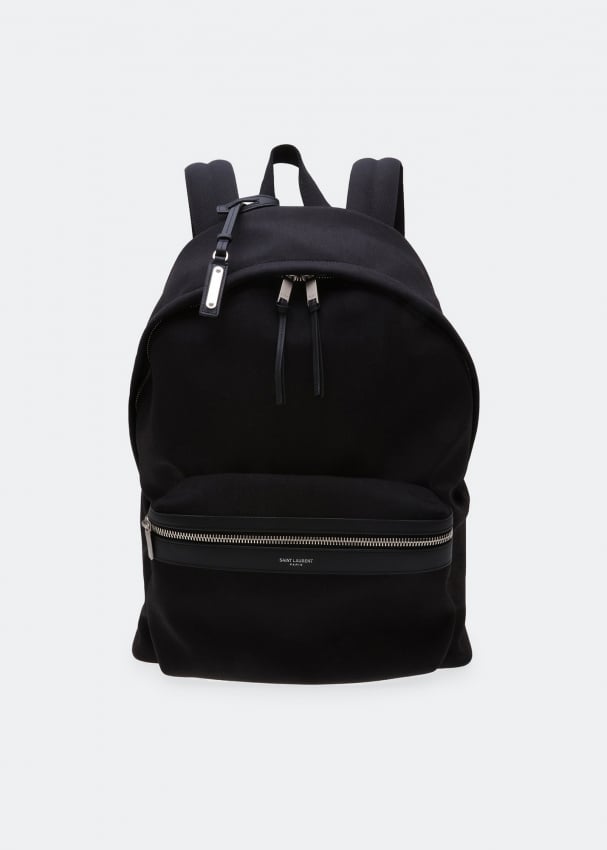 цена Рюкзак SAINT LAURENT City canvas backpack, черный