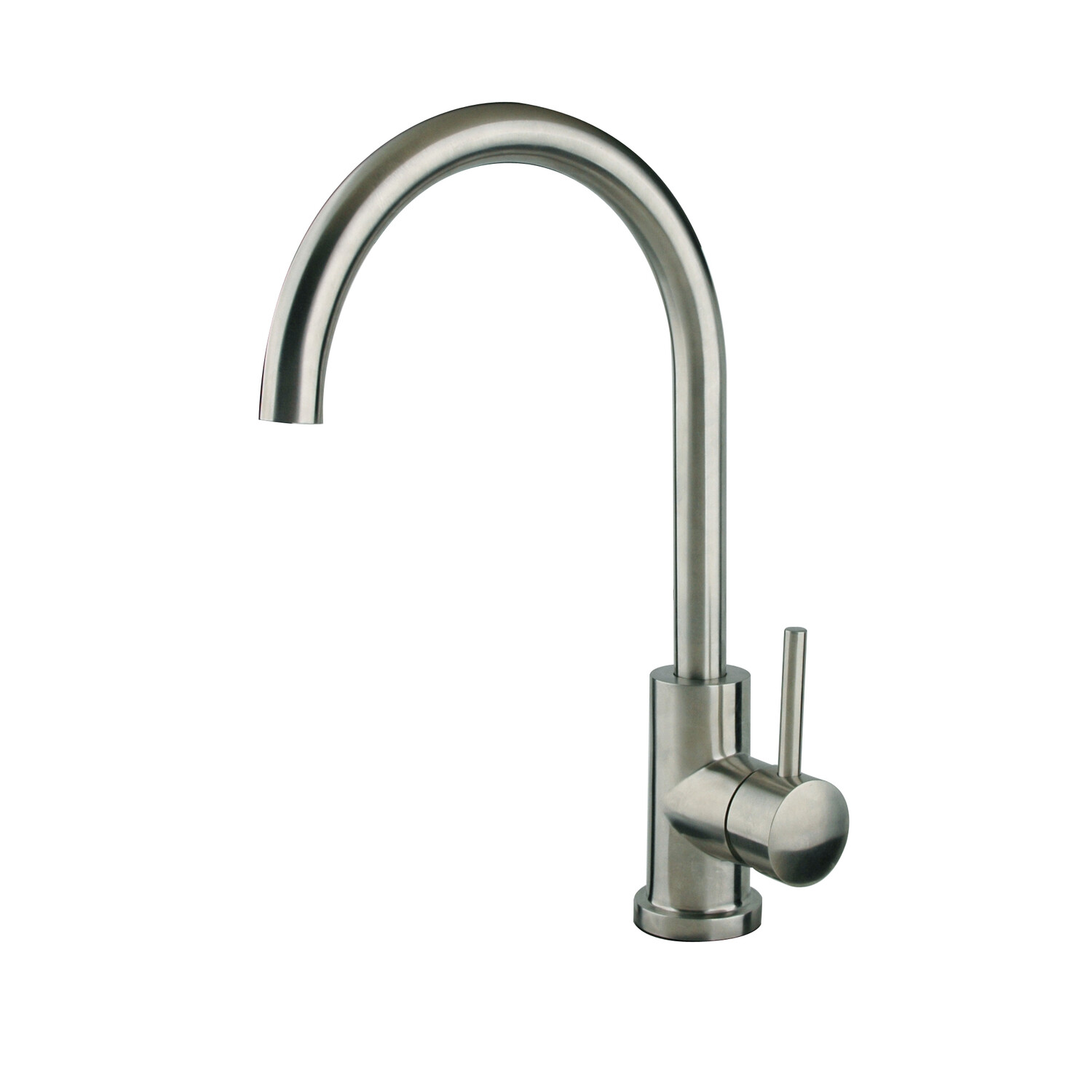 

Смеситель для бара Cahaba с одной ручкой на гусиной шее, brushed nickel