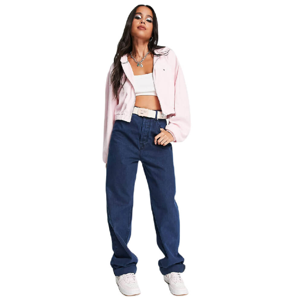 

Худи Tommy Jeans Collegiate Logo, розовый
