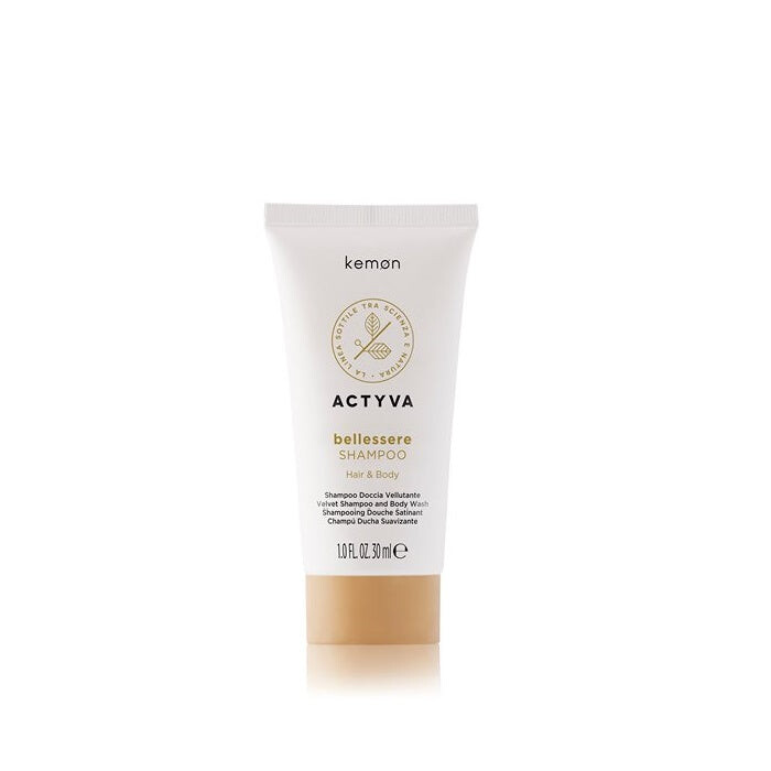 

Kemon Actyva Bellessere Shampoo Шампунь для бархатных волос и тела 30мл