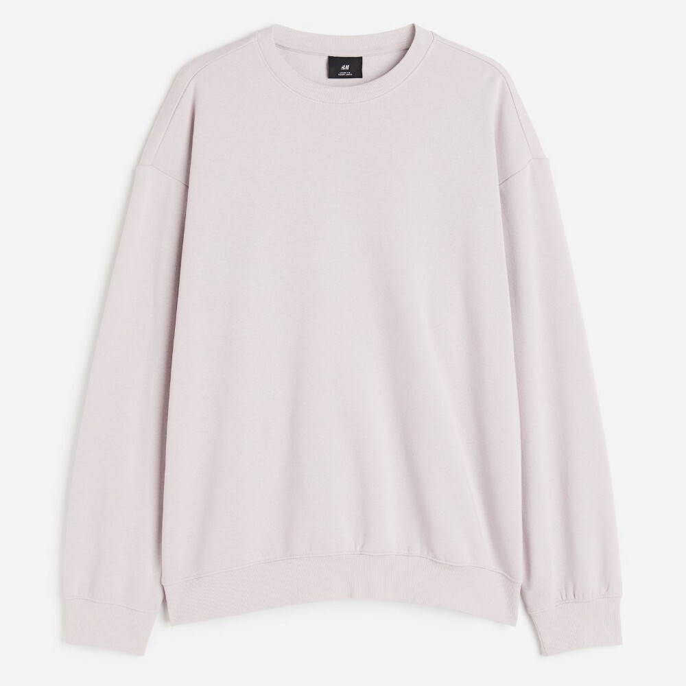 

Свитшот H&M Relaxed Fit, розовый